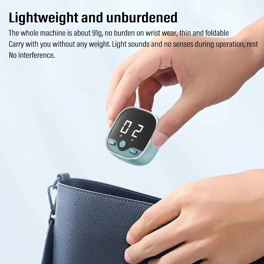 Wrist Massager Heating Wrist Protector 5 Levels Hot Compress Vibration Massage Electric Carpal Tunnel Breathable Hand Relax
