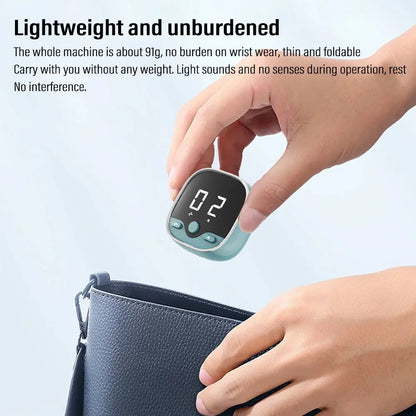 Wrist Massager Heating Wrist Protector 5 Levels Hot Compress Vibration Massage Electric Carpal Tunnel Breathable Hand Relax